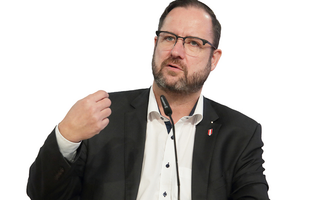FPÖ-U-Ausschuss-Fraktionsführer Christian Hafenecker.
